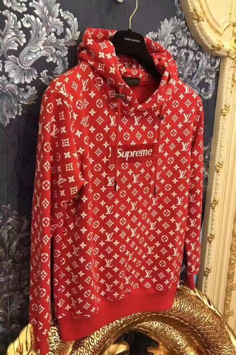 sudadera supreme lv original